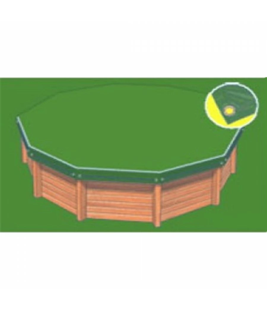 Bâche Hiver Eco Verte Compatible Piscine Sunbay Catalina 3 Bâche Hiver Eco Verte Compatible Piscine Sunbay Catalina