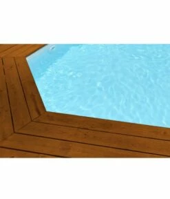 Liner 75/100 Compatible Piscine Cristaline Hexa 310 X 94 Bleu Clair