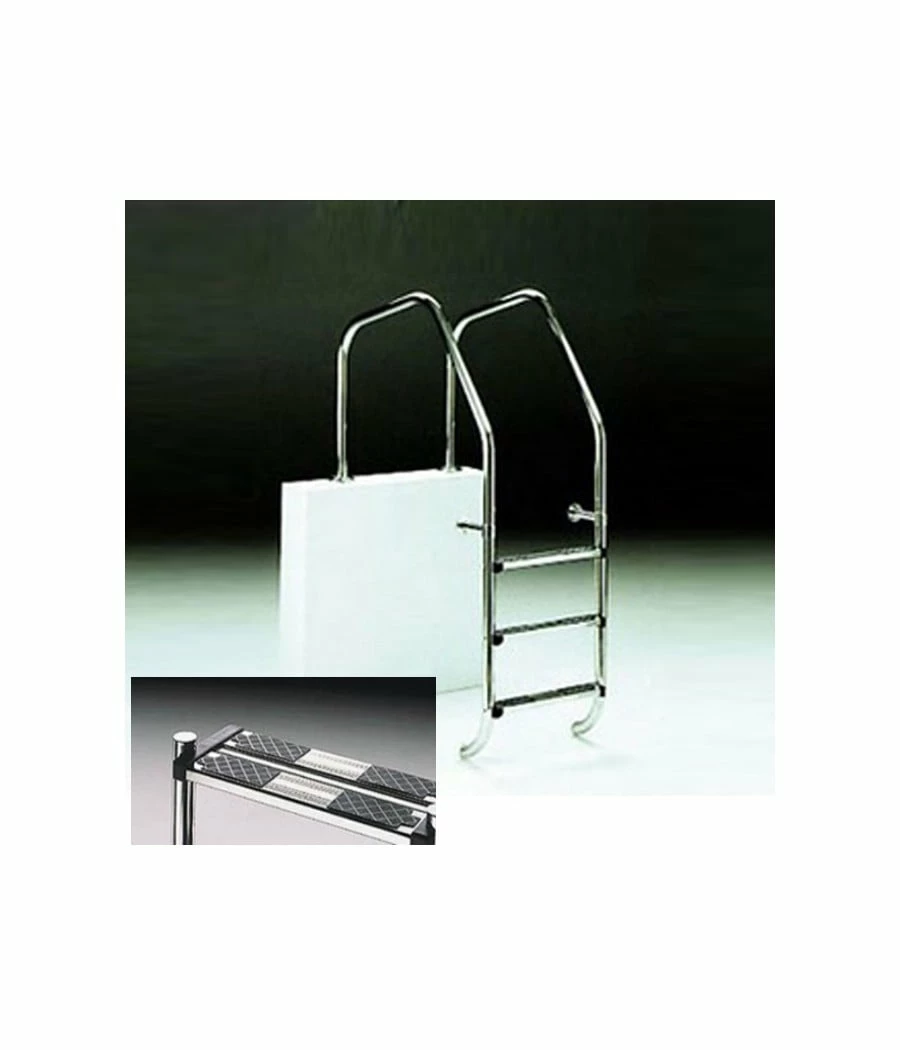 Marche Double De Sécurité Pour échelle D. 43mm Pour Piscine Publique 3 Marche Double De Sécurité Pour échelle D. 43mm Pour Piscine Publique