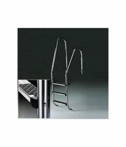 Marche Simple De Sécurité 550mm Pour échelle D. 48mm Pour Piscine Publique